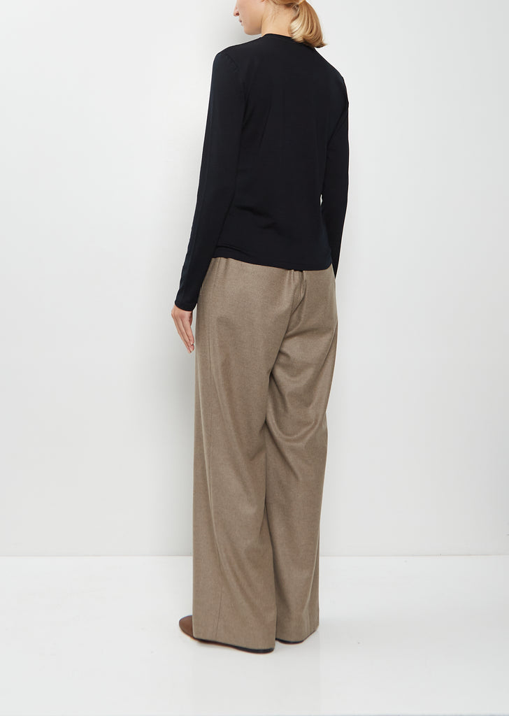 Wool Jersey Long Sleeve Tee