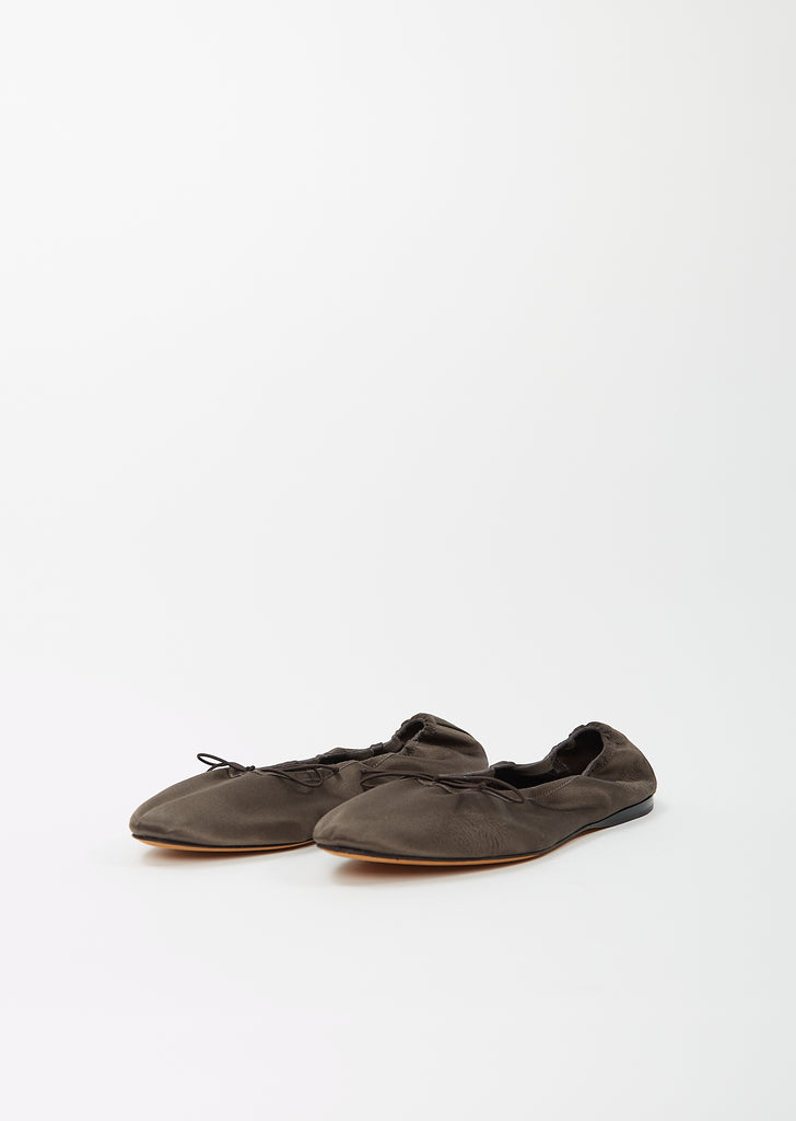 Hereditas Ballerina Flat — Brown