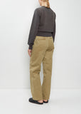 Dyed Pima Cotton Sweatshirt — Ink Black