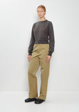 Dyed Pima Cotton Sweatshirt — Ink Black