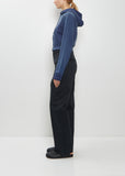 Dyed Pima Cotton Zip Sweatshirt — Light Navy