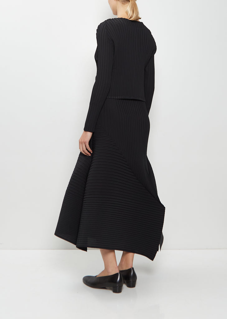 Fold Pleats Cardigan