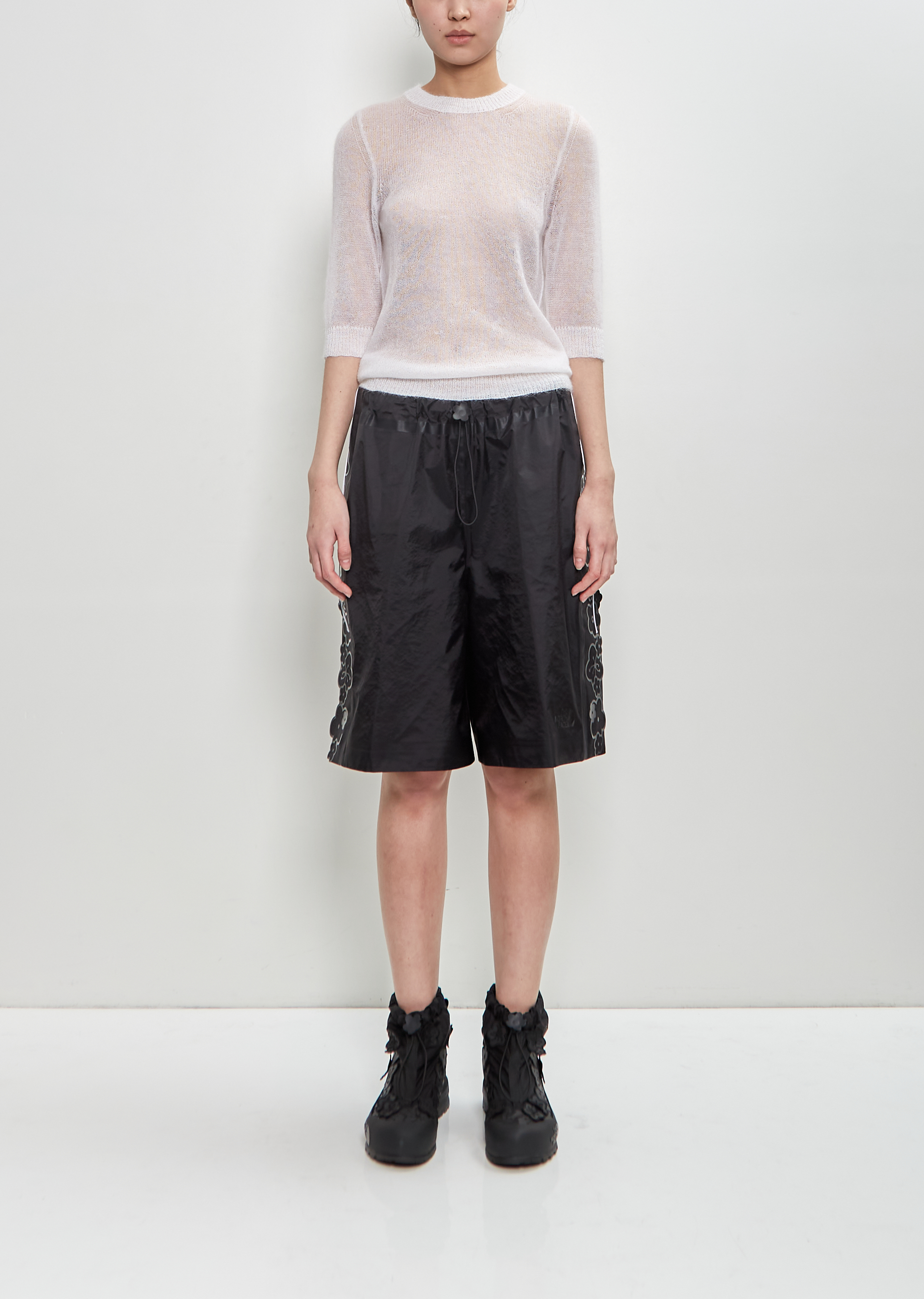 【限定コラボ】CECILIE BAHNSEN×TNF ショートパンツ Ellie Cecilie Bahnsen x TNF Ellie ショートパンツ | ブラック