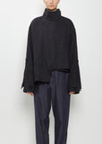 Gathered Wool Jacket