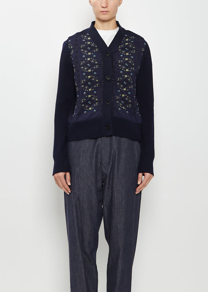 Sock Wool V-Neck Cardigan