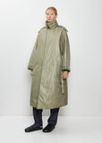 Technical Padded Coat — Light Green