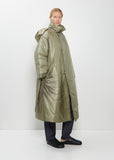 Technical Padded Coat — Light Green