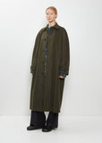 Camel Flannel Oversized Coat