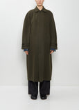 Camel Flannel Oversized Coat