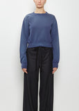 Dyed Pima Cotton Sweatshirt — Light Navy