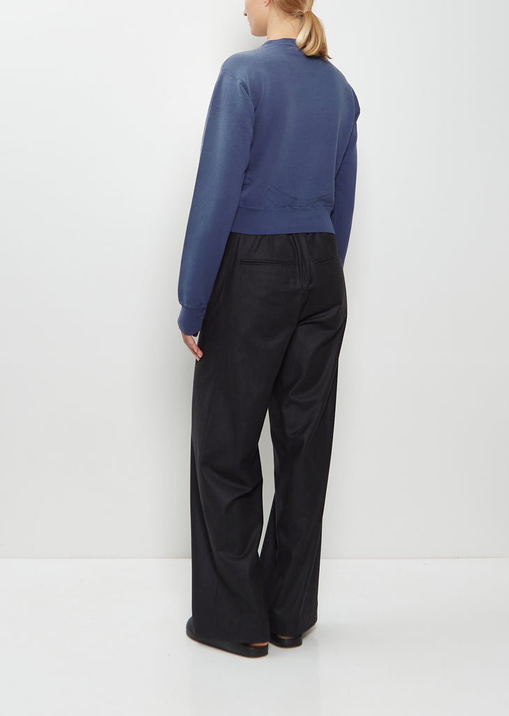 Dyed Pima Cotton Sweatshirt — Light Navy