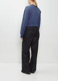 Dyed Pima Cotton Sweatshirt — Light Navy