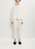 Stretch Jersey New Basic Pants — Milk