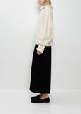 Cashmere Kimono Sleeve Sweater — Bone