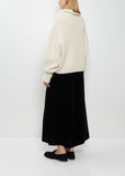 Cashmere Kimono Sleeve Sweater — Bone