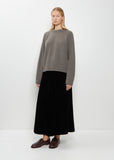Ribbed Cashmere Sweater — Storm