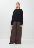 Ribbed Cashmere Sweater — Midnight