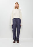 42 Tapered Cotton Jean Trouser