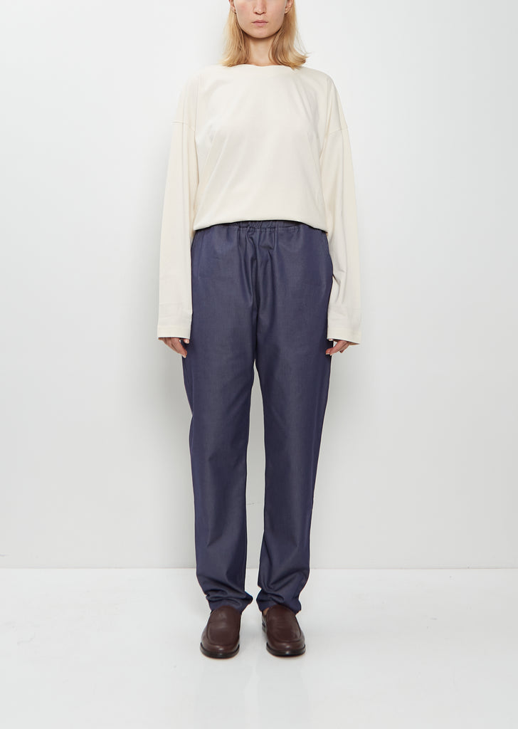 42 Tapered Cotton Jean Trouser