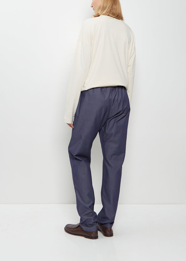 42 Tapered Cotton Jean Trouser