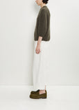 Momo Cashmere Silk Sweater — Hunter