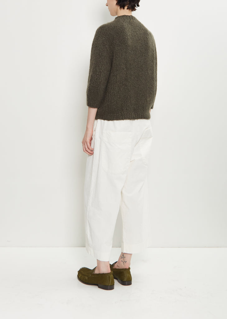 Momo Cashmere Silk Sweater — Hunter