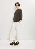 Momo Cashmere Silk Sweater — Hunter