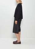 Box Cotton Felt Round Neck Sweater