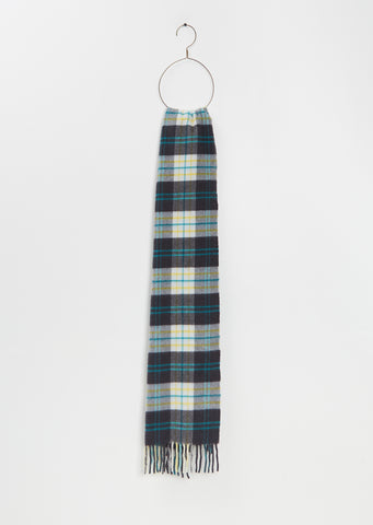 Cashayr Sutherland Cashmere Scarf — Light Blue Mallard