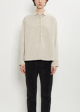 Velvet Short Collar Shirt — Oatmeal