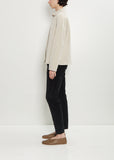 Velvet Short Collar Shirt — Oatmeal