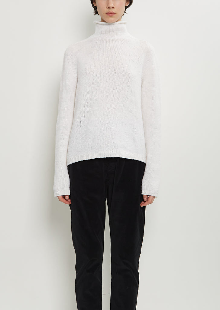Monya Cashmere Sweater — Salt