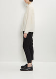 Light Wrinkled Cotton Short Collar Shirt