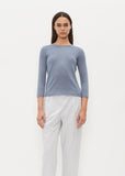 3/4 Sleeve Cashmere Silk T-Shirt — Sky