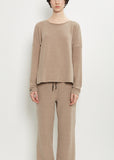 Stretch Jersey Sweater — Marron Glace