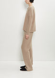 Stretch Jersey Sweater — Marron Glace
