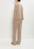 Stretch Jersey Sweater — Marron Glace