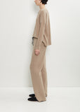 Stretch Jersey Basic Trousers — Marron Glace