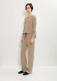 Stretch Jersey Basic Trousers — Marron Glace