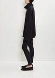Stretch Jersey Leggings — Black