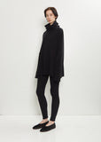 Stretch Jersey Leggings — Black