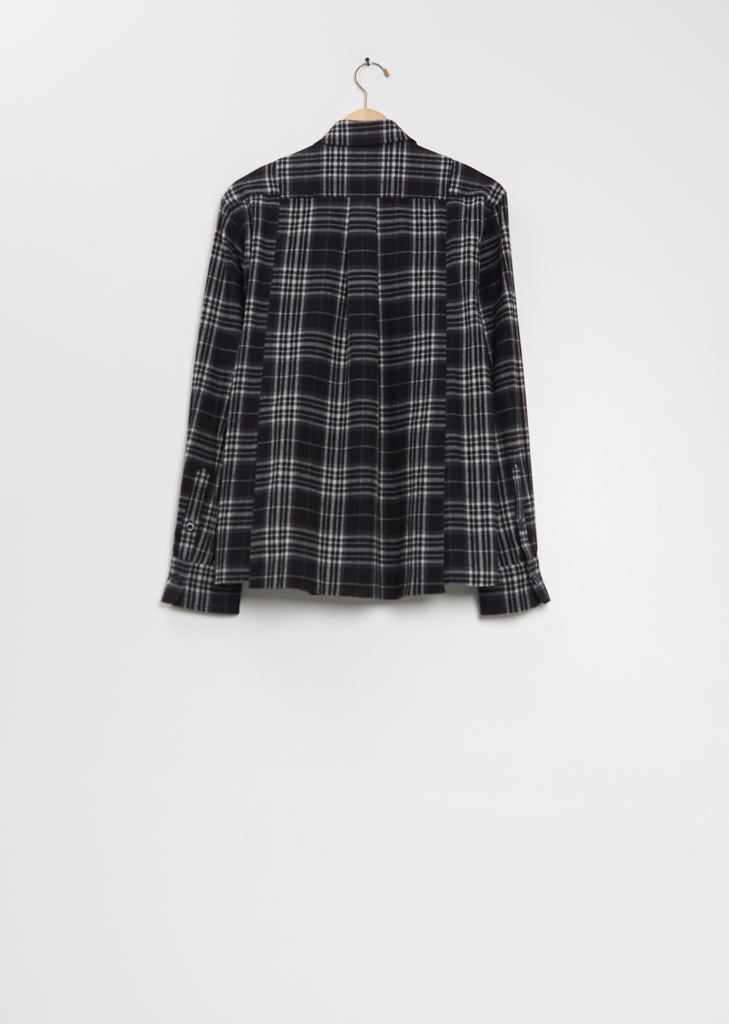 Plaid Cotton Flannel Shirt