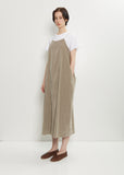 Velvet Salopette Dress — Marron Glace