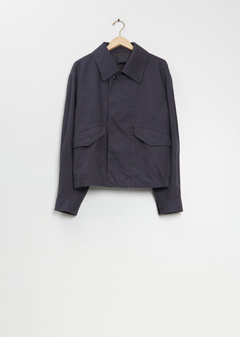 Boxy Cotton Blouson