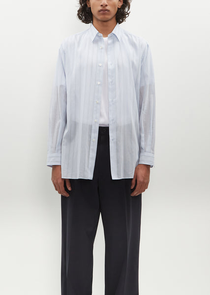 【AURALEE】　HARD TWIST FINX ORGANDY SHIRT Feb2021Session7471_TMHILHPS20_