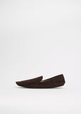 Vasko Suede Slip On — Lacquer Brown