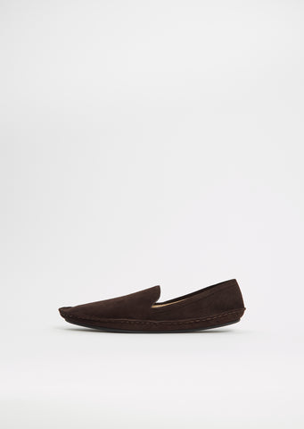 Vasko Suede Slip On — Lacquer Brown