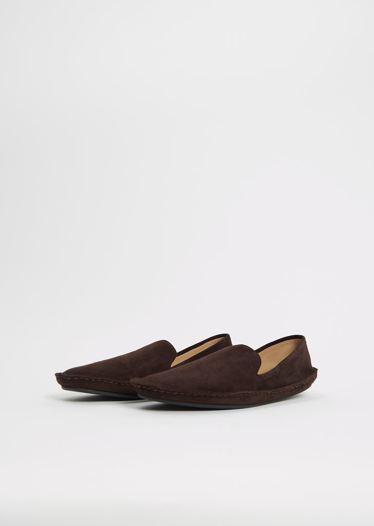 Vasko Suede Slip On — Lacquer Brown
