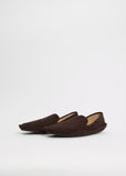 Vasko Suede Slip On — Lacquer Brown