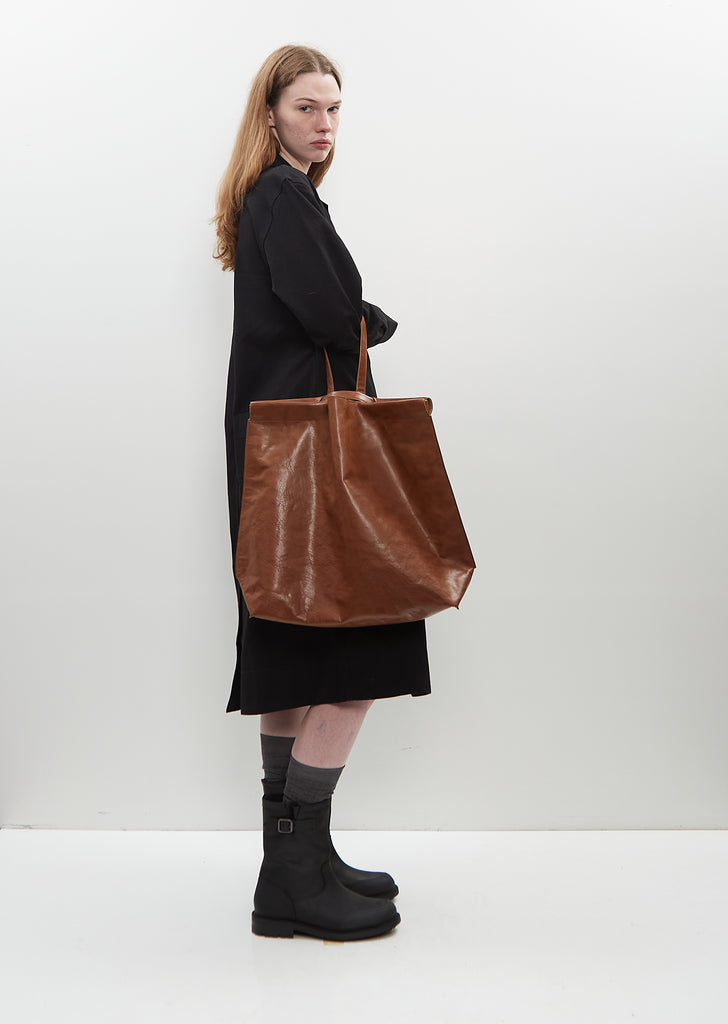 Shopper Bag, Large — Cognac